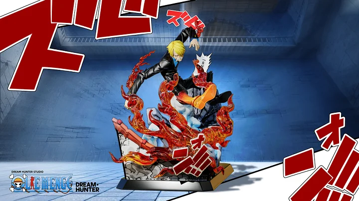 Dream Hunter Studio - ONE PIECE Deathmatch Series 002 & Deathmatch Series 003 Roronoa Zoro & Sanji Statue(GK)