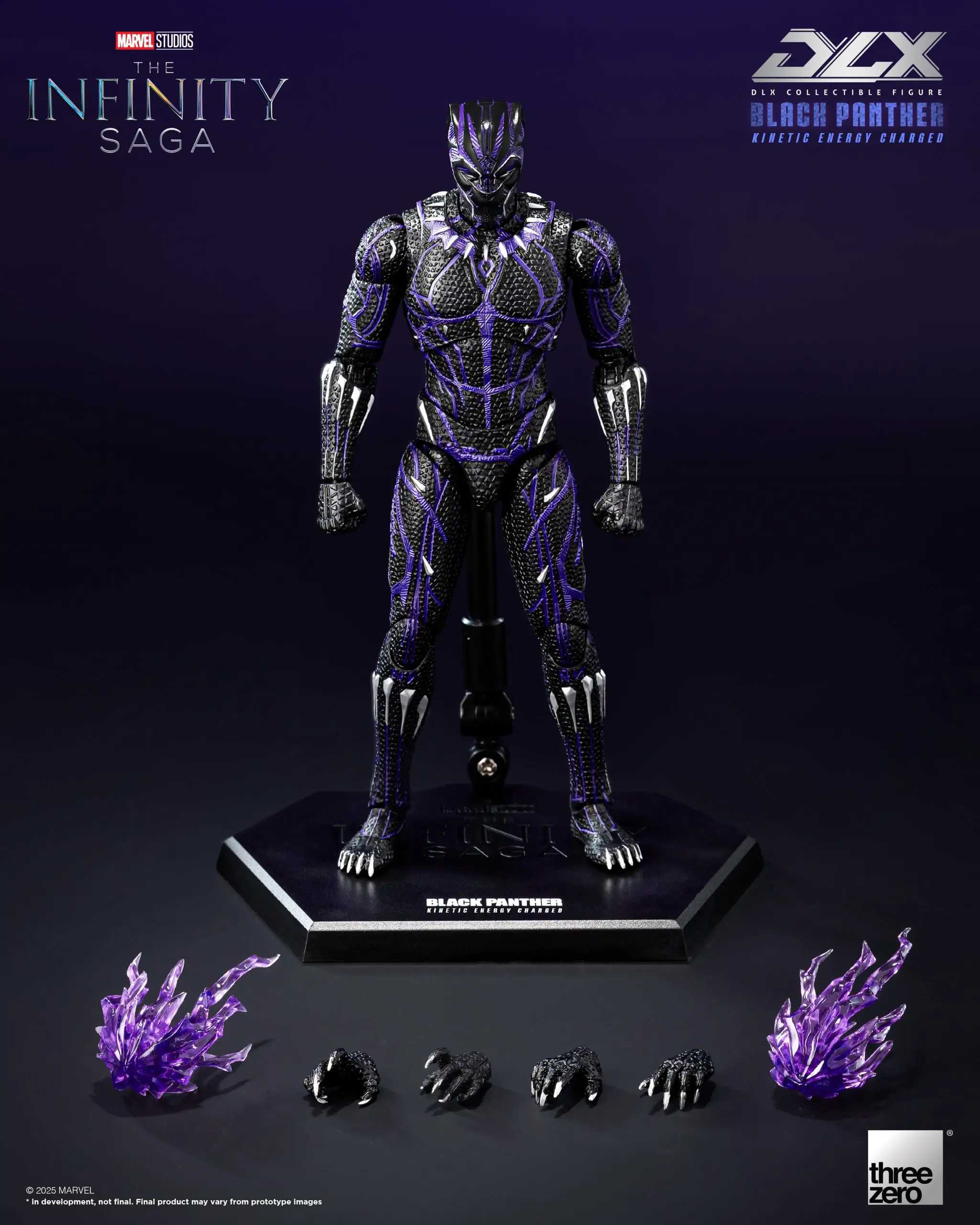 Threezero - Marvel Studios: The Infinity Saga DLX Black Panther (Kinetic Energy Charged) 3Z08210C0 (Licensed)Statue(GK)(Adult 18+) 
