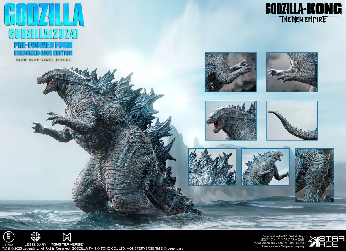 Star Ace Toys - Godzilla 2024 Pre-Evolved Form Energized Blue Edition SA6068 (Licensed)Statue(GK) 