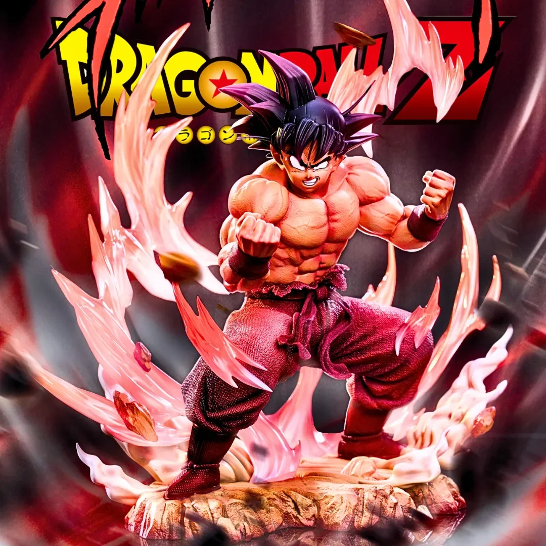 In stock- Dragon Ball Triple Kaio-ken Son Goku Statue(GK) - MM Studio