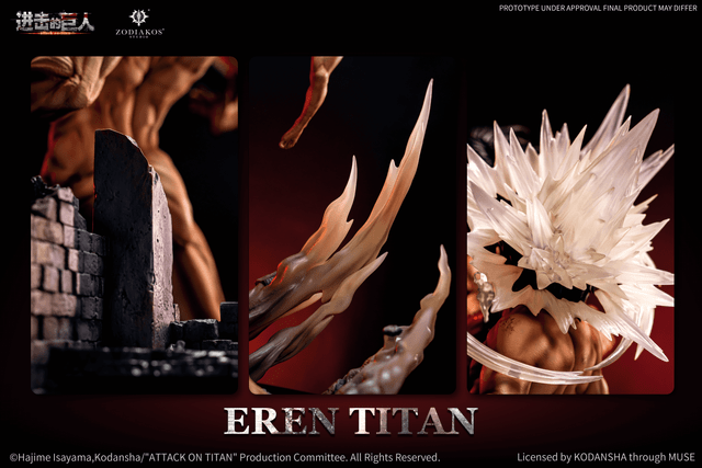Attack on Titan Eren Titan Licensed Statue(GK) - Zodiakos Studio 