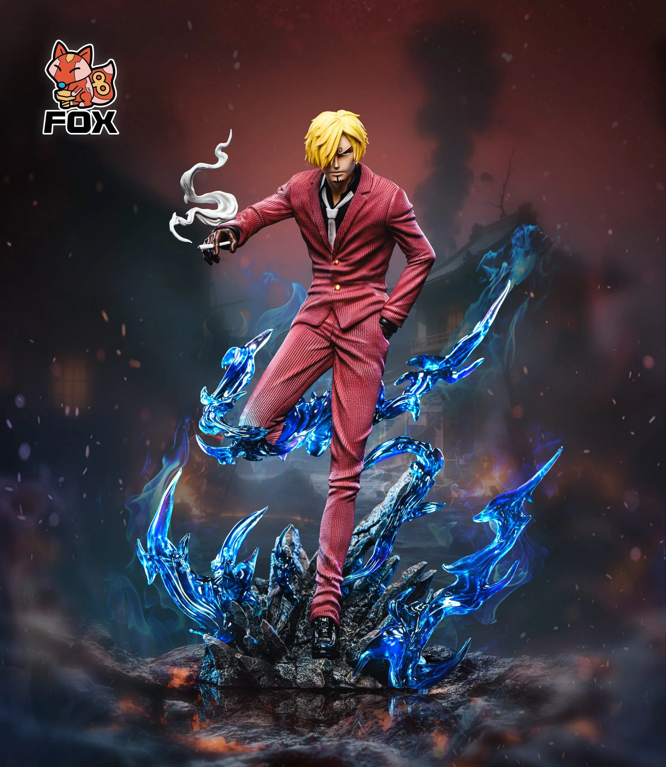 Fox Studio - One Piece Straw Hat Pirates #2 Sanji Statue(GK)
