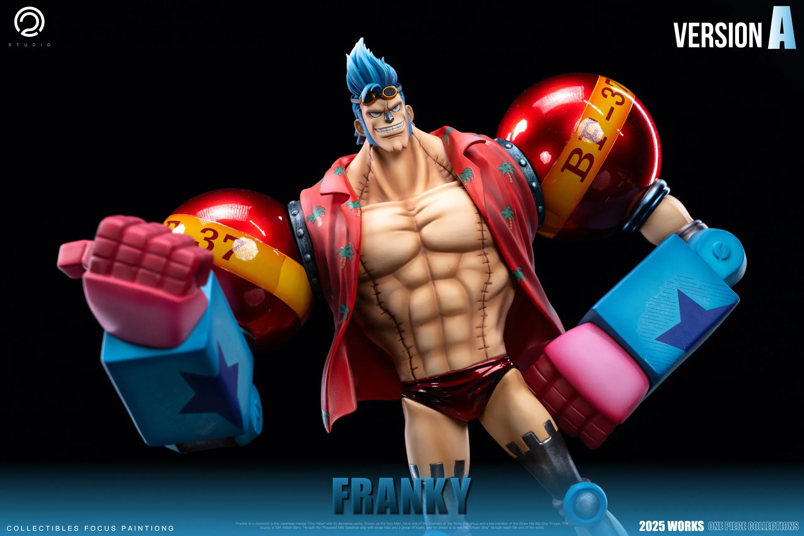 C2 Studio - One Piece Straw Hat Pirates Two Years Later #9 Franky Statue(GK)