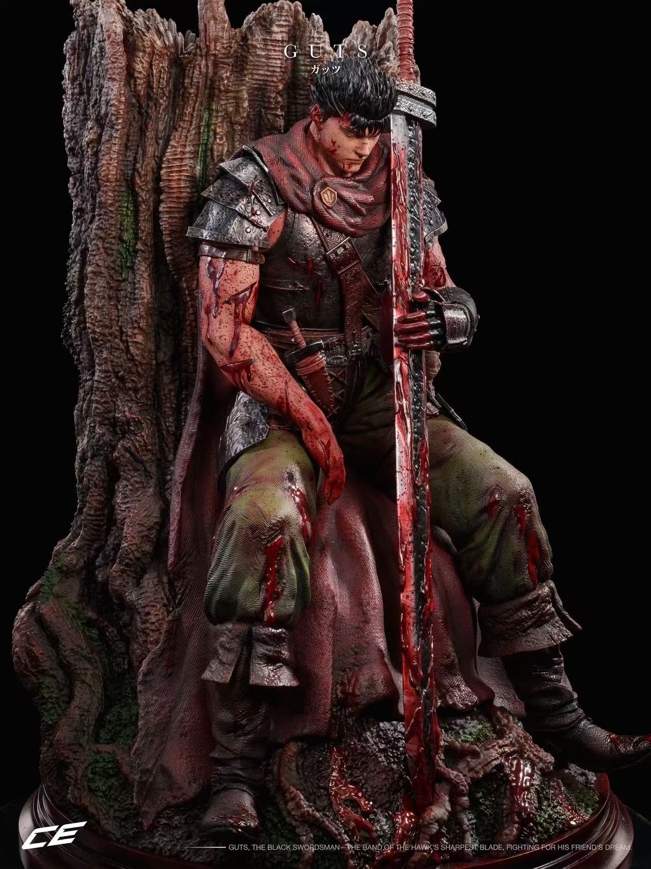 CE Studio Guts Leaning Against Tree Berserk Statue