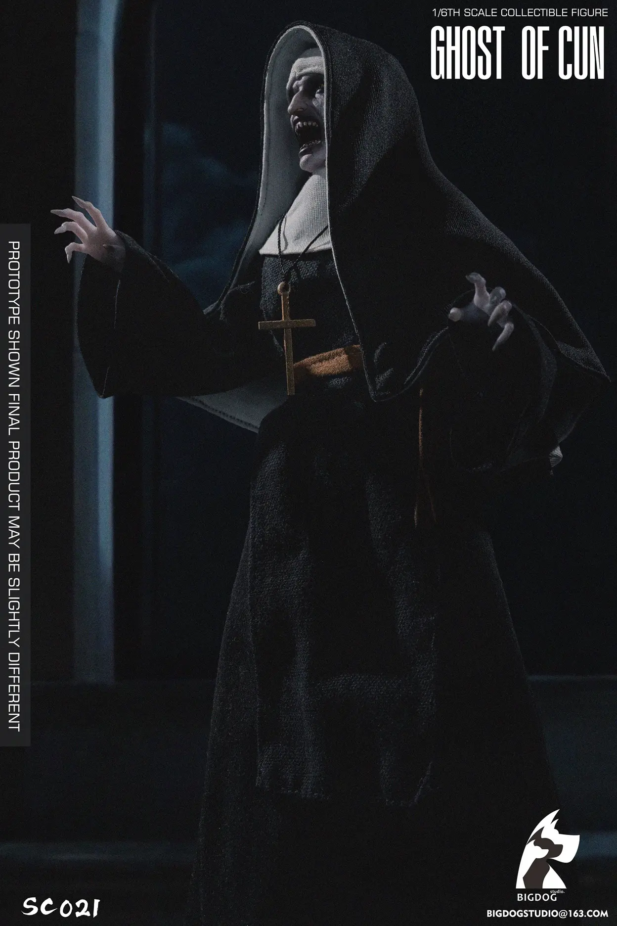BIGDOG Studio - 1/6 Ghost of Cun SC021 Action Figure The Nun 
