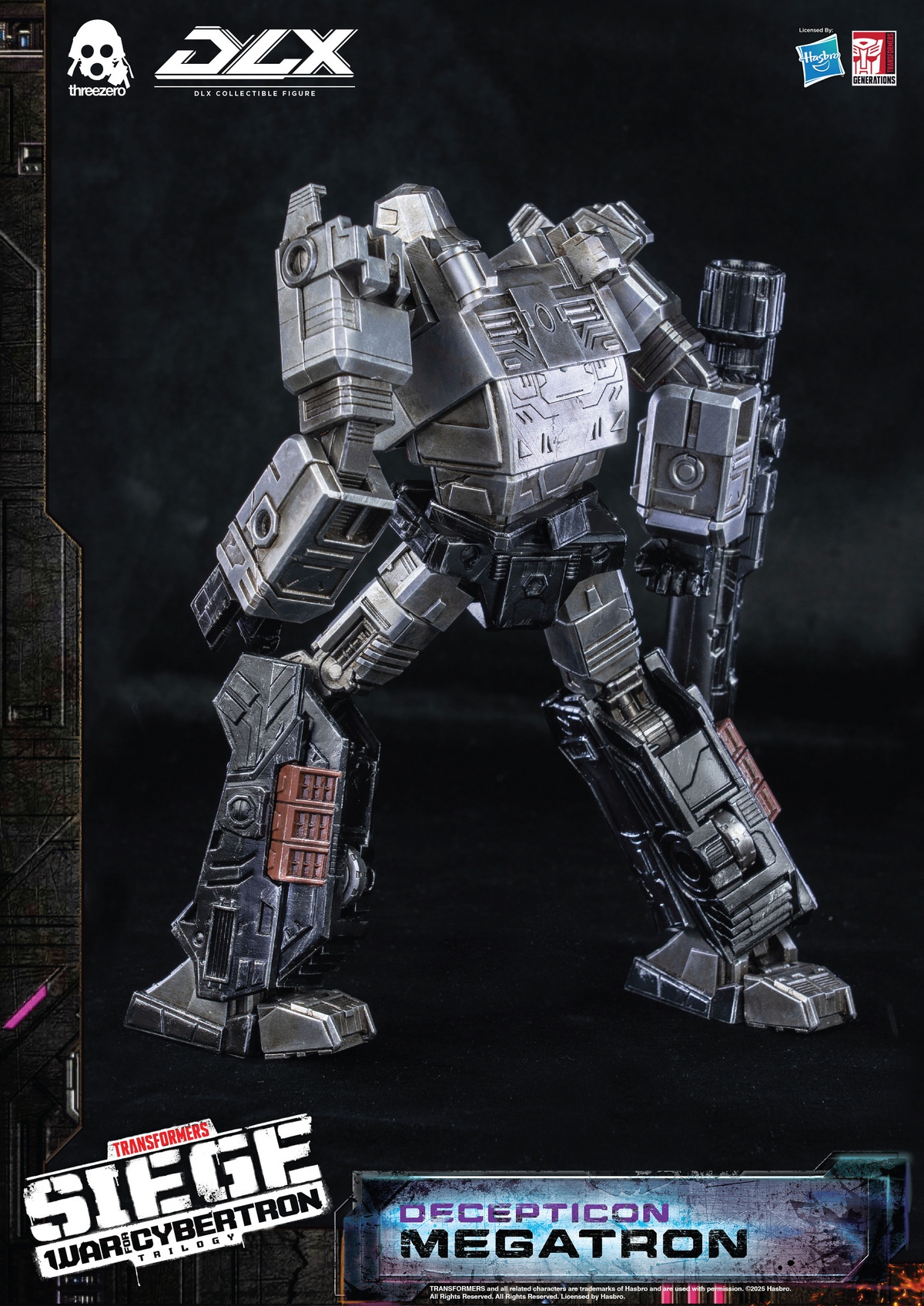 Threezero 10-inch Transformers War for Cybertron DLX Megatron 14+ GK Pre-sale