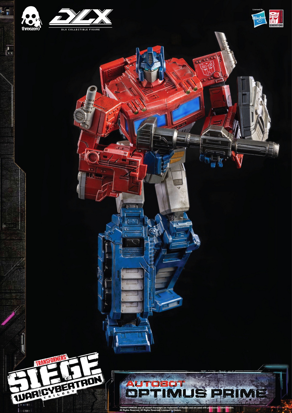Threezero 10-inch Transformers War for Cybertron DLX Optimus Prime 14+ GK Pre-sale
