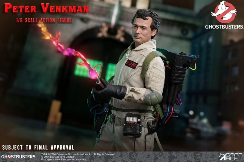 Ghostbusters 1/6 scale,action figures Peter Venkman and Winston Zeddemore (licensed),soldier