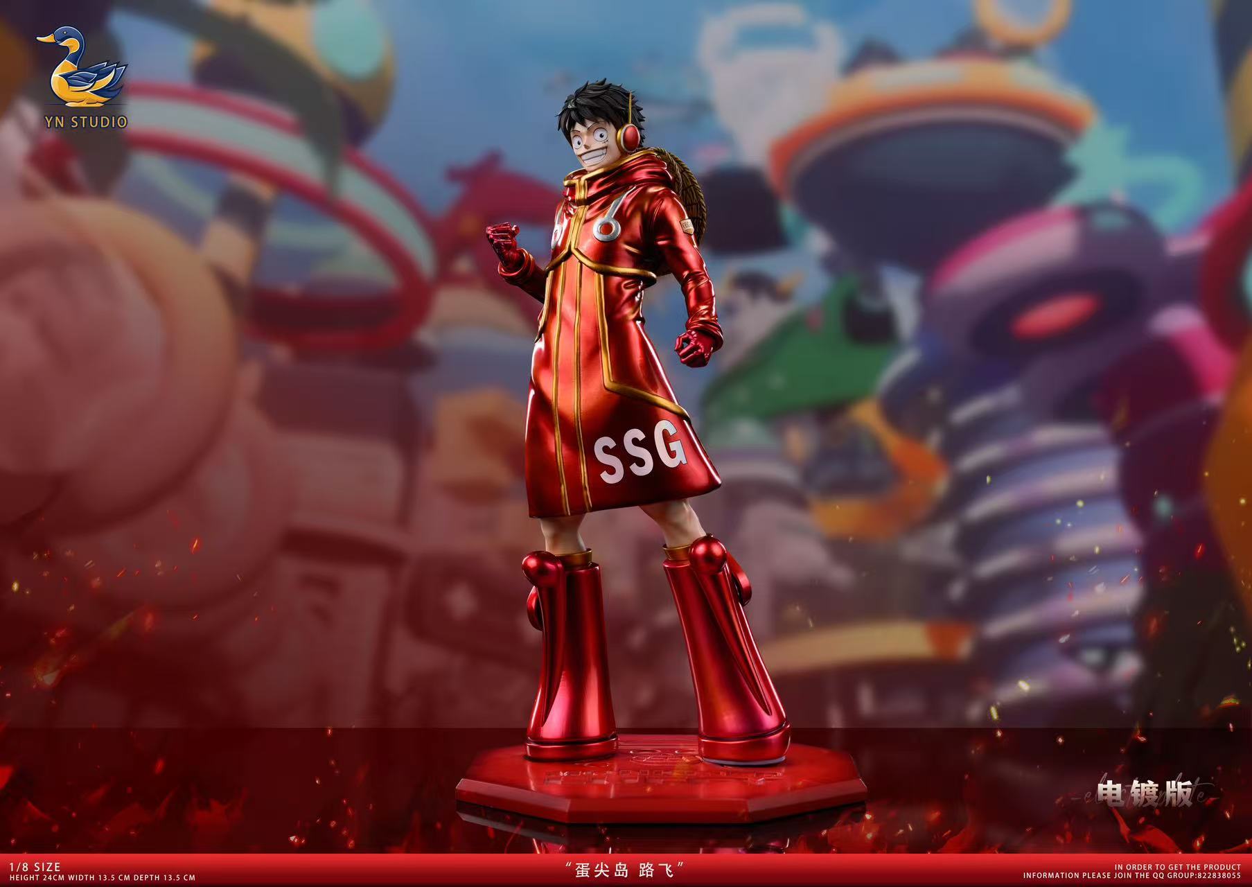 One Piece, Egg Island Fourth Luffy, 1/8 scale YN-Studio, statue GK pre-sale