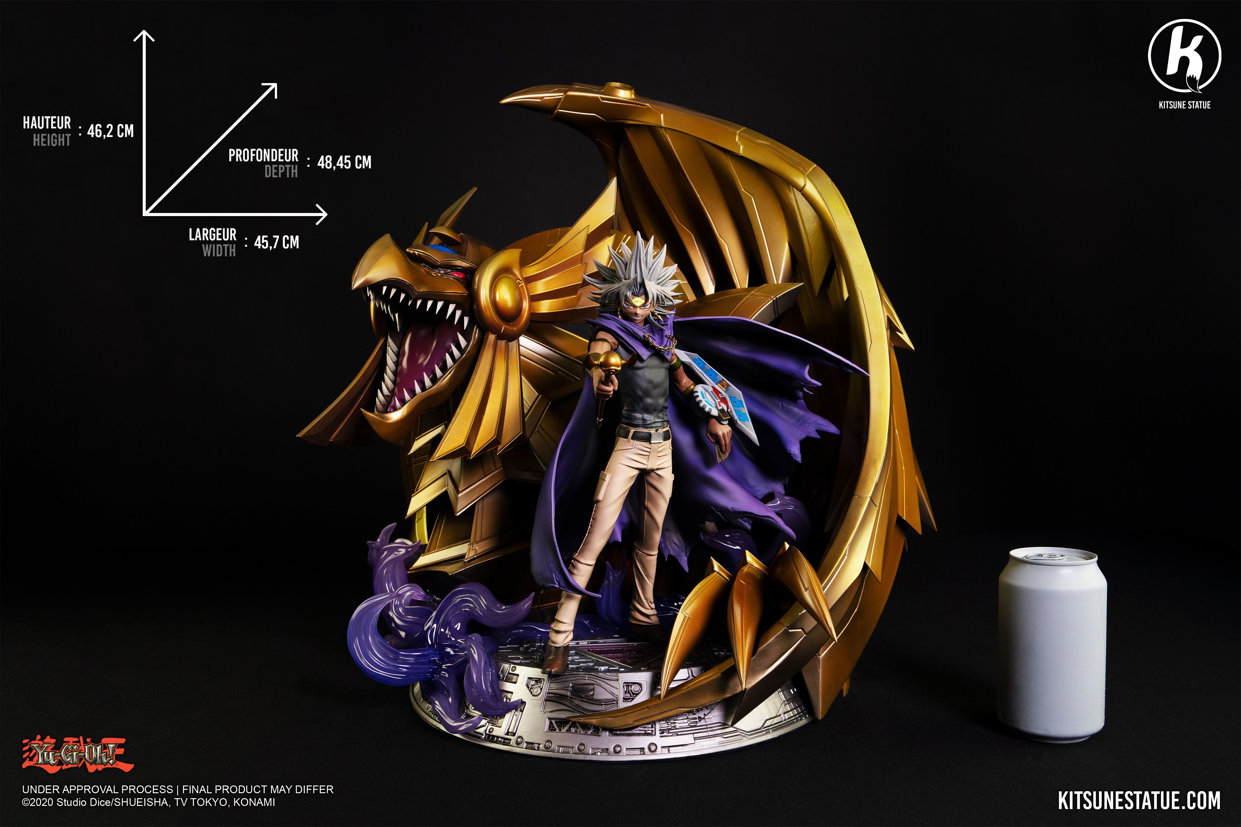 Yu-Gi-Oh!Ra Malik's Pterosaur (licensed) 1/7 statue (GK), Kitsune Statue Studio pre-sale