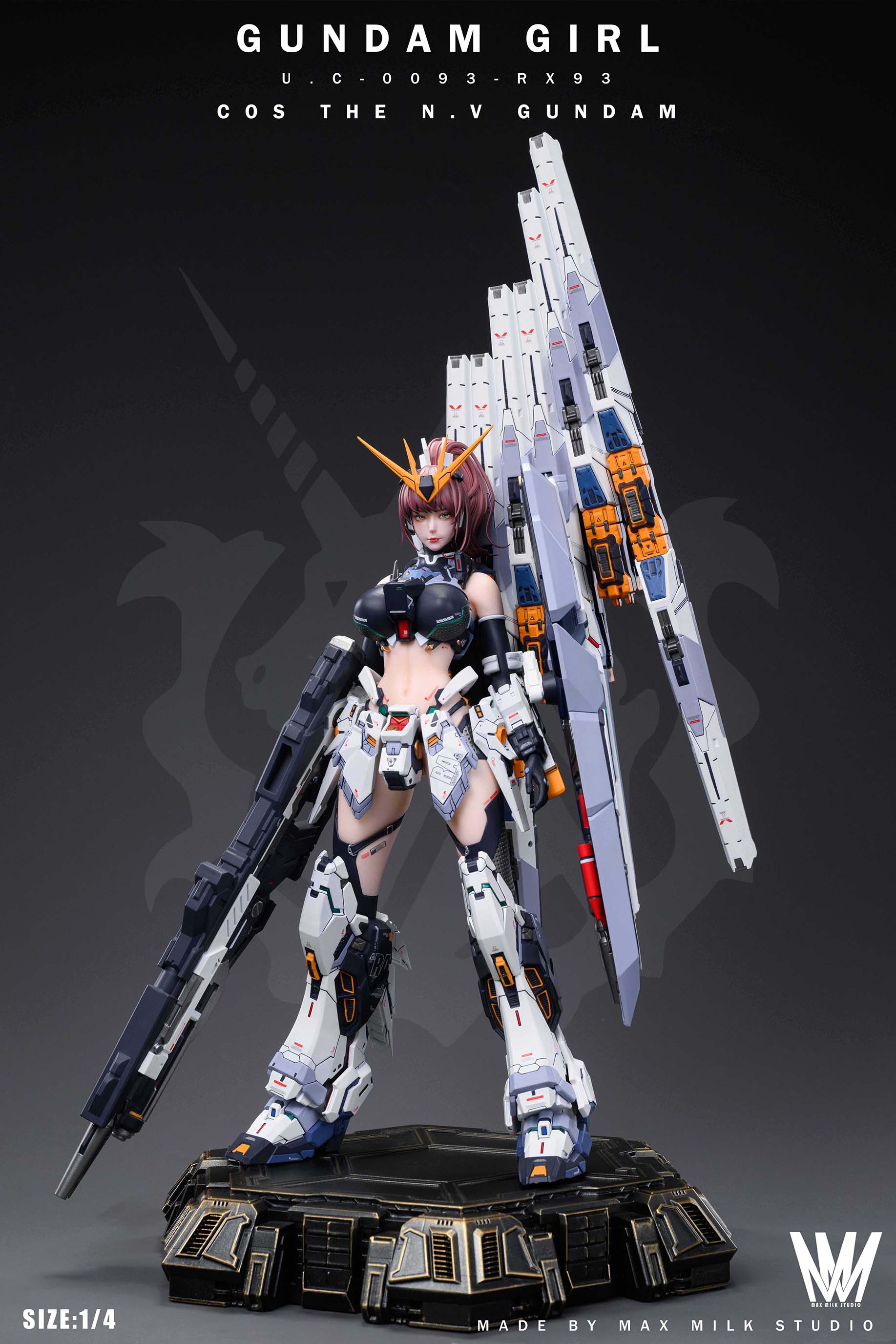  Gundam Series Gundam RX-93 Statue GK，Max Milk Studio