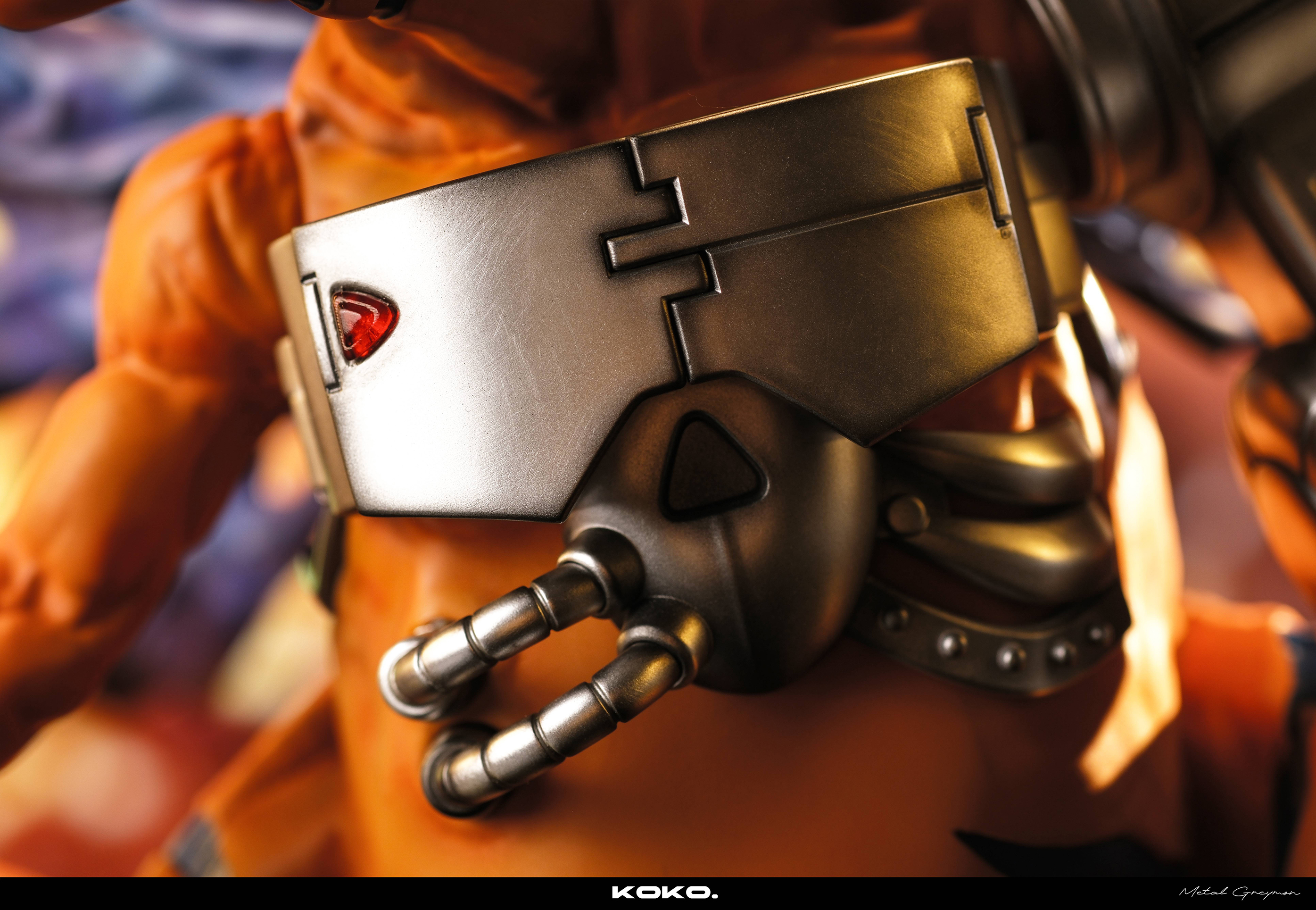 Digimon Metal Greymon Statue GK, Koko Studio, pre-sale