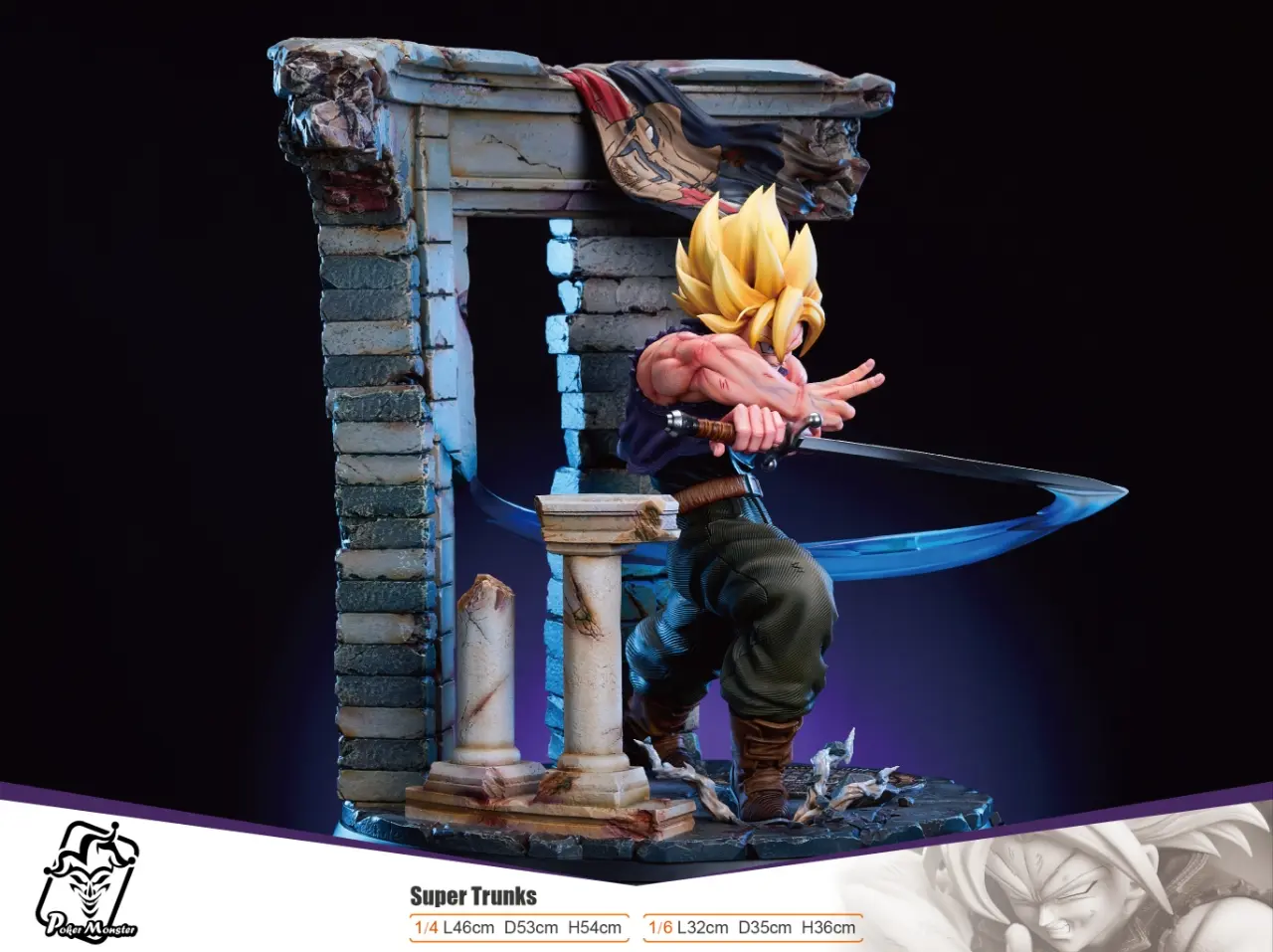 Poker Monster Studio - Dragon Ball Super Trunks Statue(GK)
