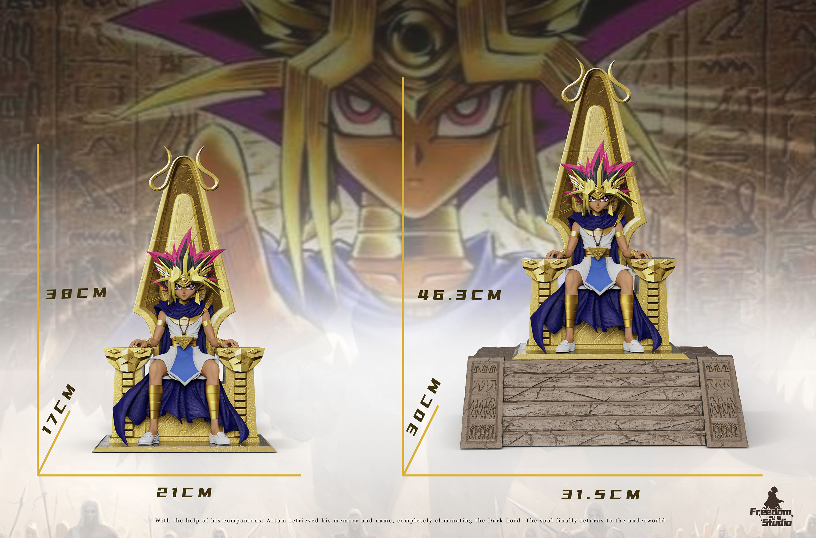 Yu-Gi-Oh! ATEM statue GK-Freedom Studio-KWII-GK