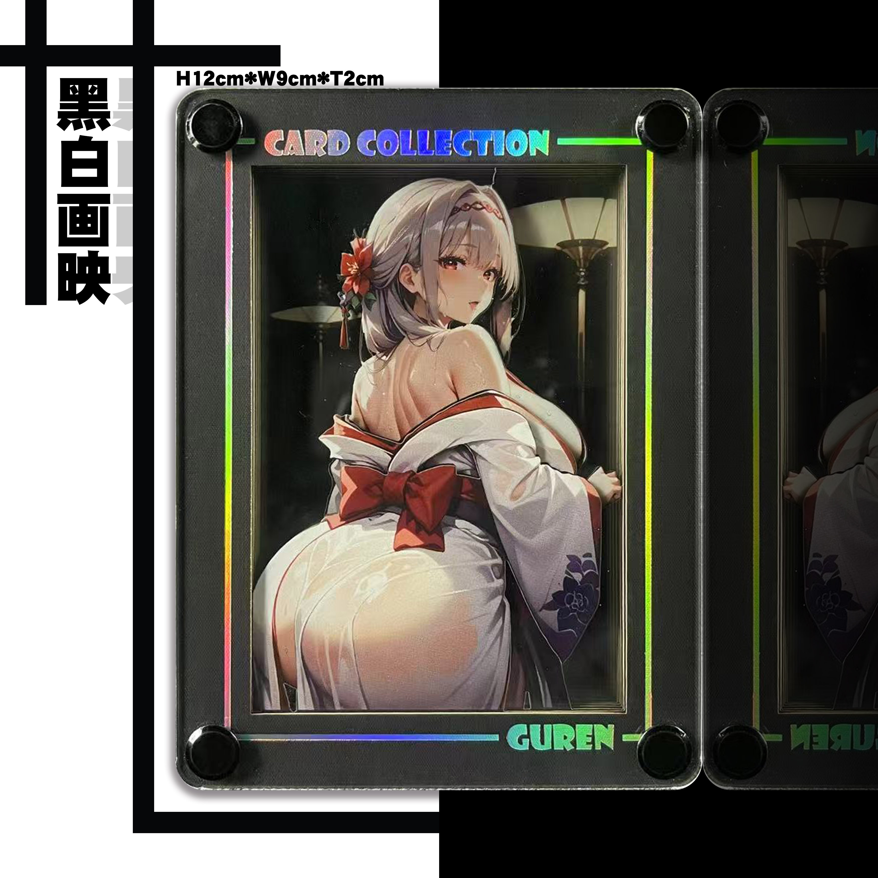 【Spot goods】 Product name: NIKKE Red Lotus White Desktop Decorative Card Brick Size: 12cm*9cm*2cm