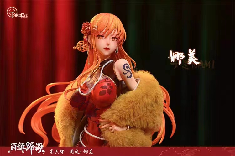 In stock-One Piece Chinese Attire Nami Statue(GK)-Third Eye Studio