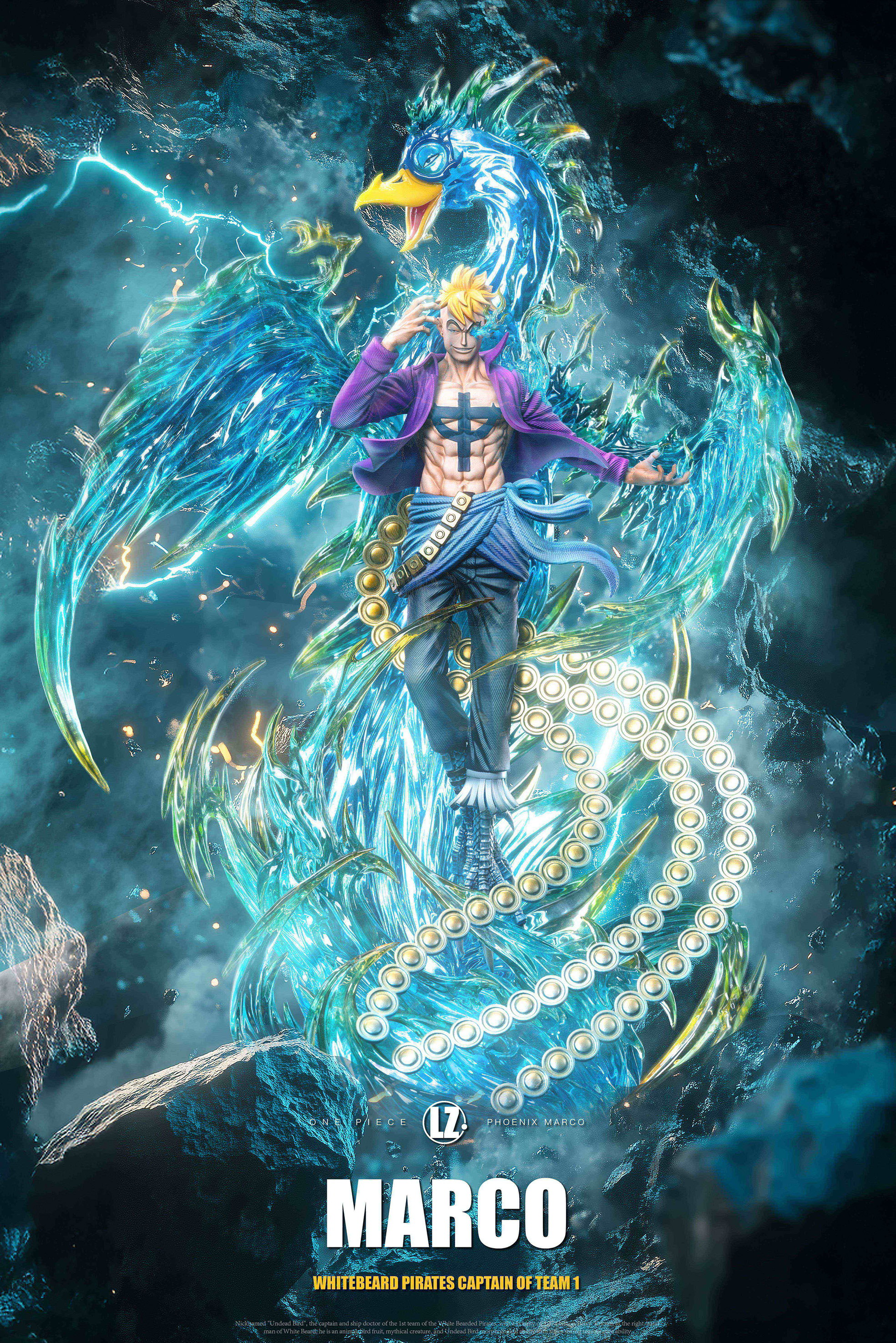 One Piece Marco POP Statue (GK) -LZ Studio