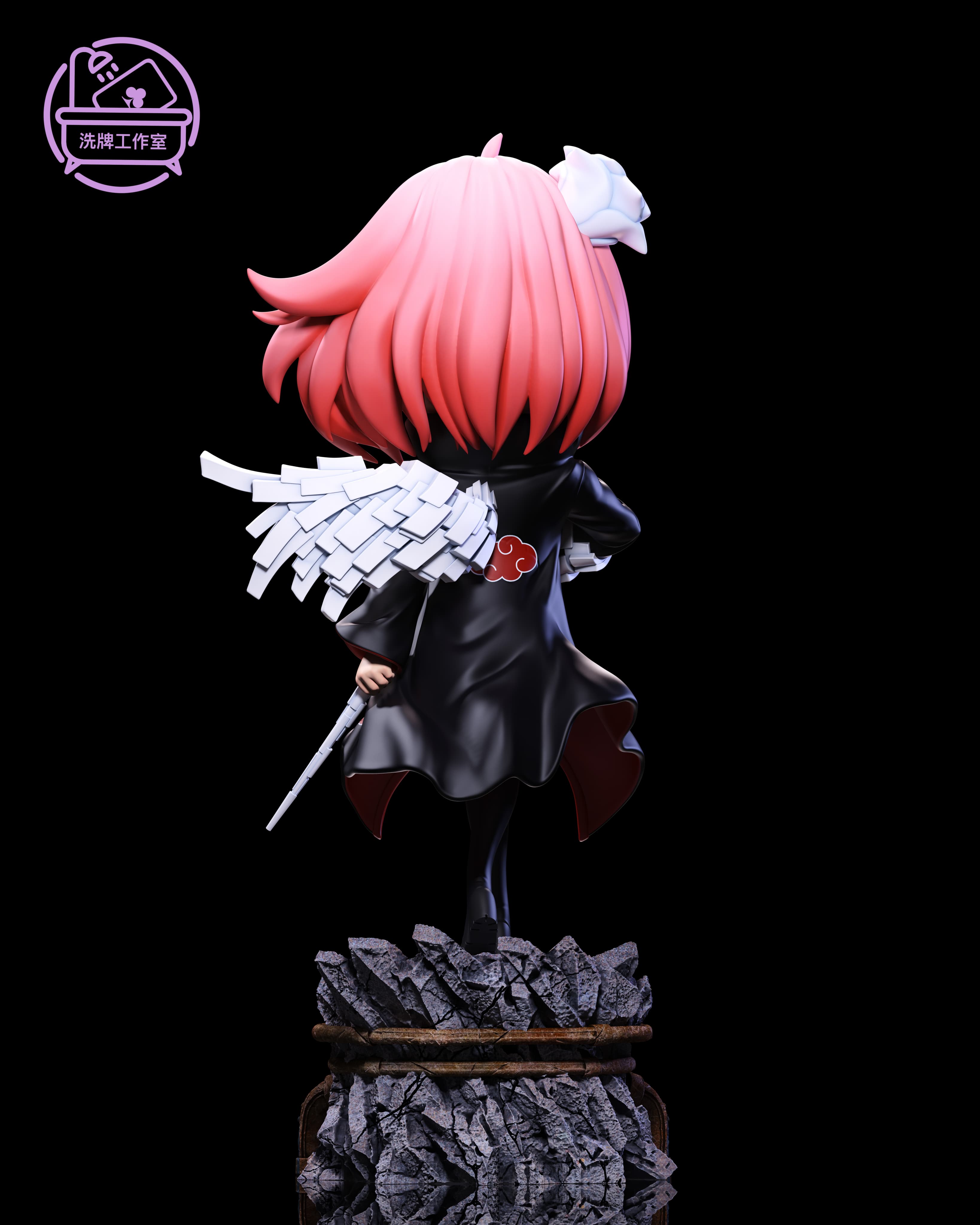 Pre-sale This is God's will to destroy you Work Pink-headed cute Cos series prologue, second episode Size 1/6 height 21 width 9.5 depth 8cm (GK-KWII-GK