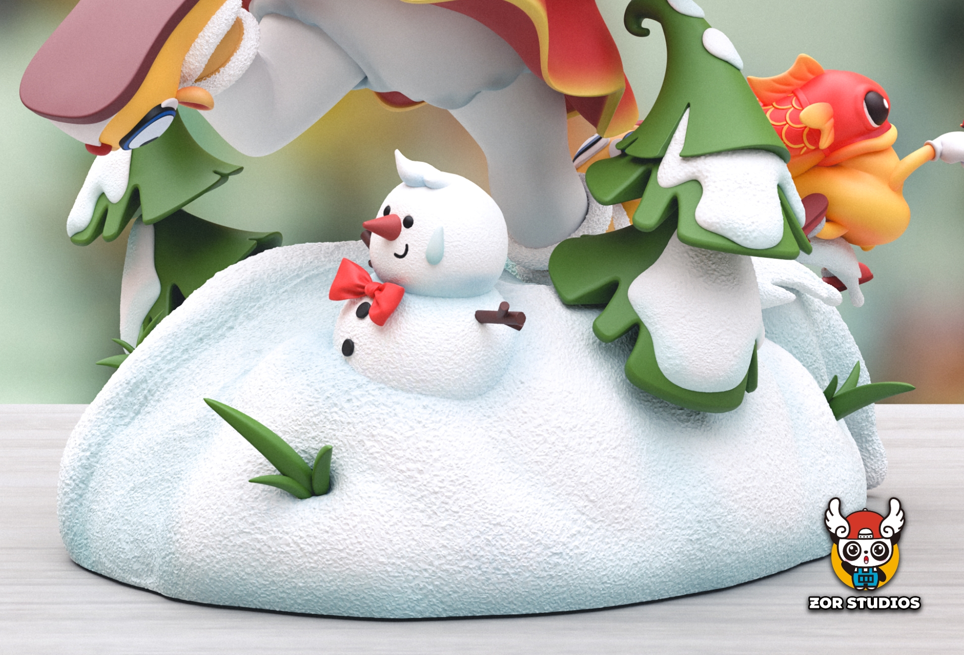 Pre-sale ZOR New Year Arale 2025 Dragon Ball GK Limited Edition Figure Size Scene height, width and depth are 23*21*17cm (GK)-KWII-GK