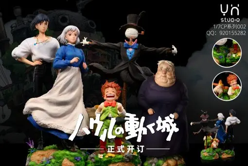 Ying Huo Studio - Howl's Moving Castle 5 Piece Set Howl's Moving Castle Statue