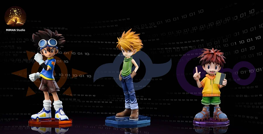 MIMAN Studio - Digimon - Megahouse Scale Izzy Izumi & Tentomon Resin Statue (GK)