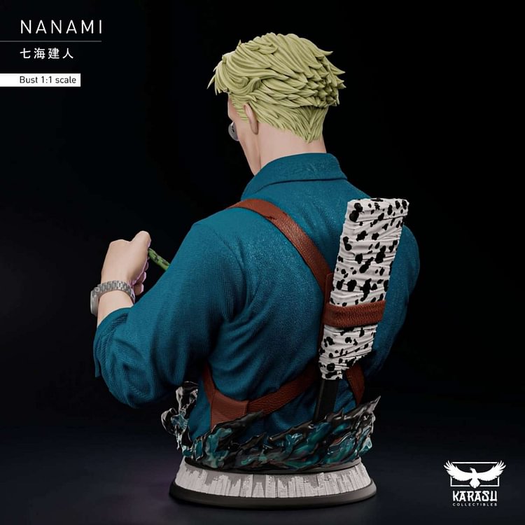 Jujutsu Kaisen Nanami Kento 1/1 & 1/2 Statue (GK), Karasu Collectibles Studio, Pre-sale-KWII-GK