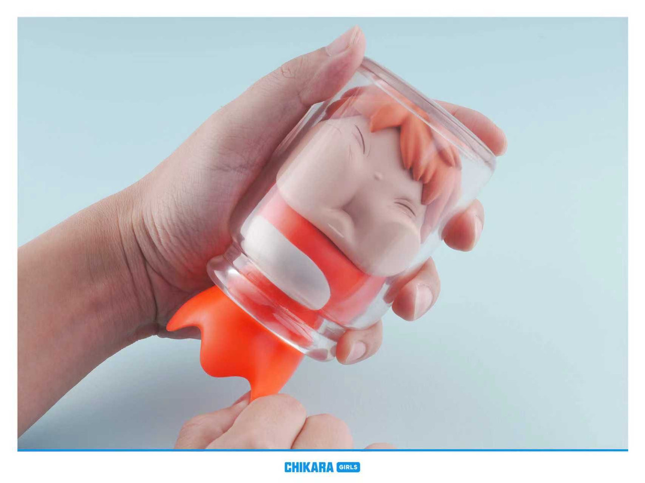 Ponyo on the Cliff Ghibli Desktop Collection 1/1 Ponyo Replica Bottle Statue(GK) - CHIKARA Studio