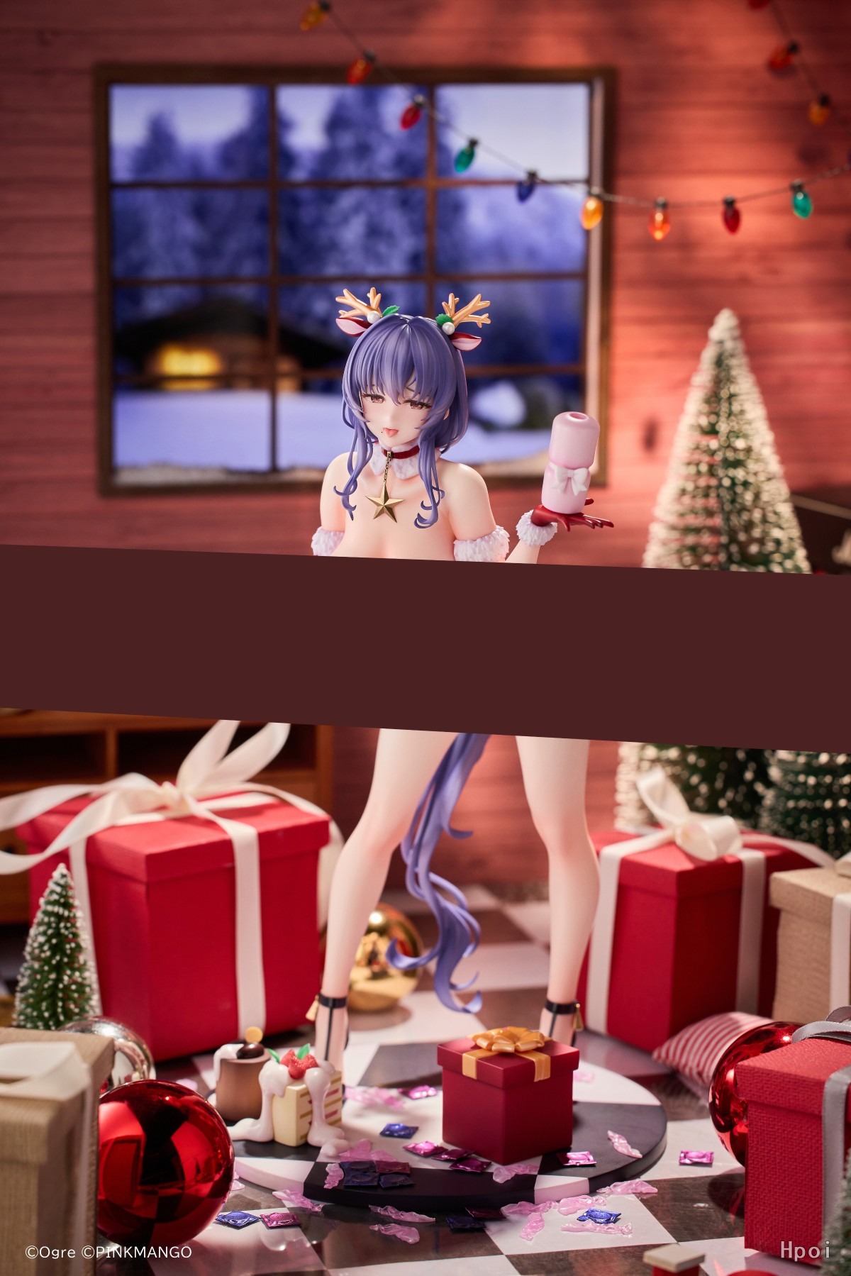 Succubus Homestay Shiori Sakimai Christmas Costume Special Ver. (Licensed)Statue (GK) (Adult 18+)-PINKMANGO-KWII-GK