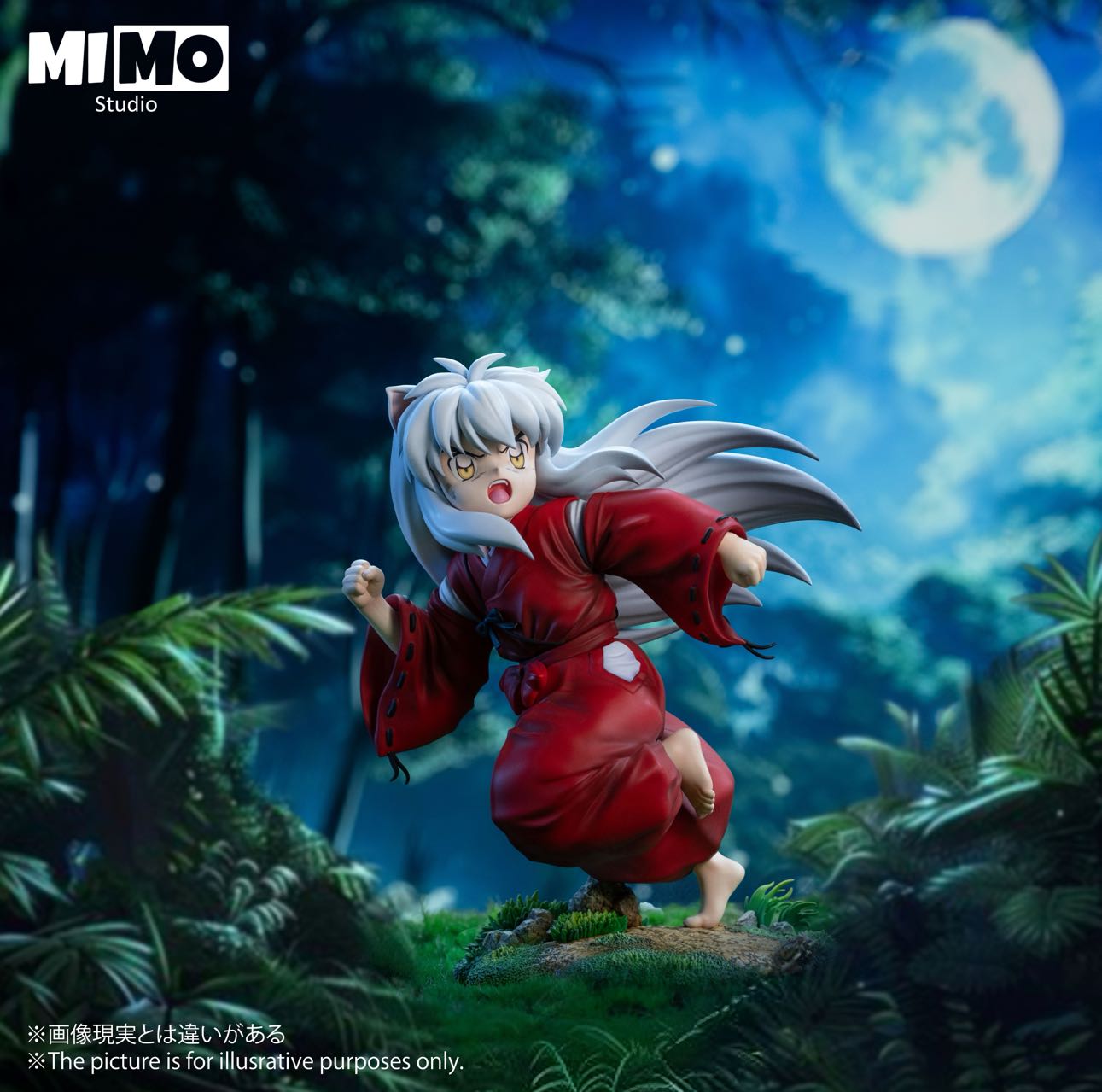  Inuyasha Running Childhood Little Inuyasha Statue(GK)-Mimo Studio 