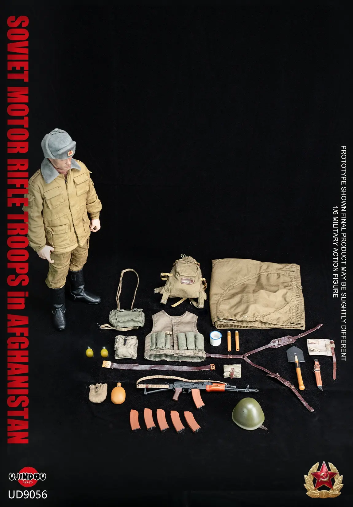 UJINDOU - UJINDOU 1/6 SOVIET MOTOR RIFLE TROOPS IN AFGHANISTAN NO UD9056 (Licensed) Statue(GK) 