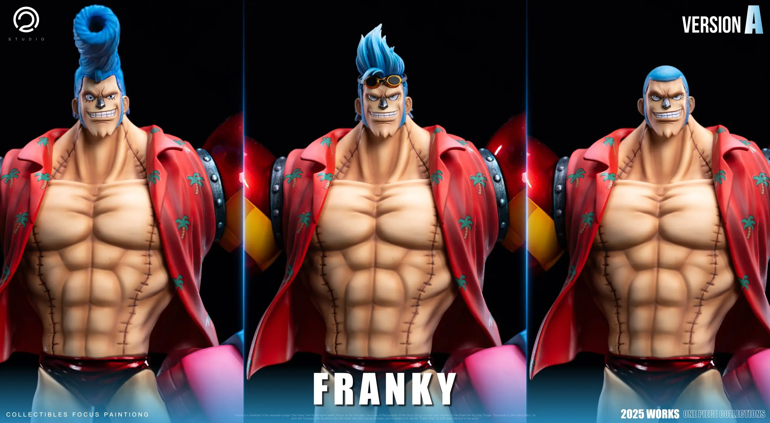 C2 Studio - One Piece Straw Hat Pirates Two Years Later #9 Franky Statue(GK)