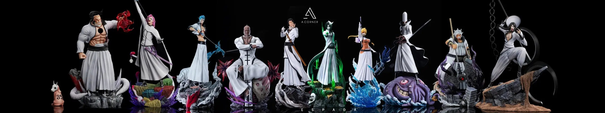 A Corner Studio - Bleach Espada Series No.5 x No.8 x No.0  Statue