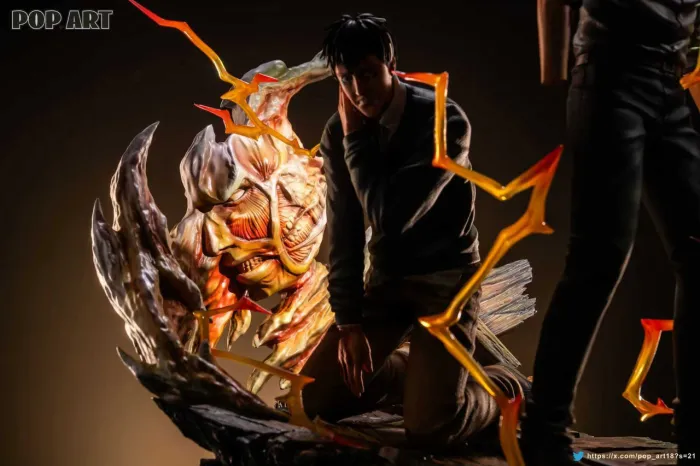 POP.ART Studio - Character Arc #003 Reiner Braun X Bertolt Hoover Attack on Titan Statue