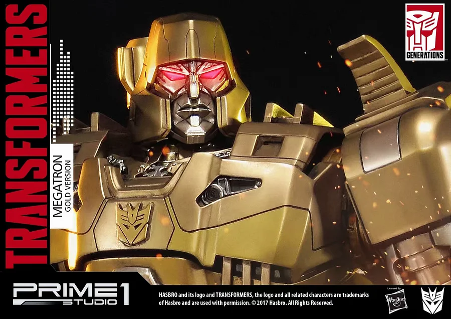 Prime 1 Studio - Premium Masterline Transformers: Generation 1 Megatron PMTF-02GL(Licensed) Statue 