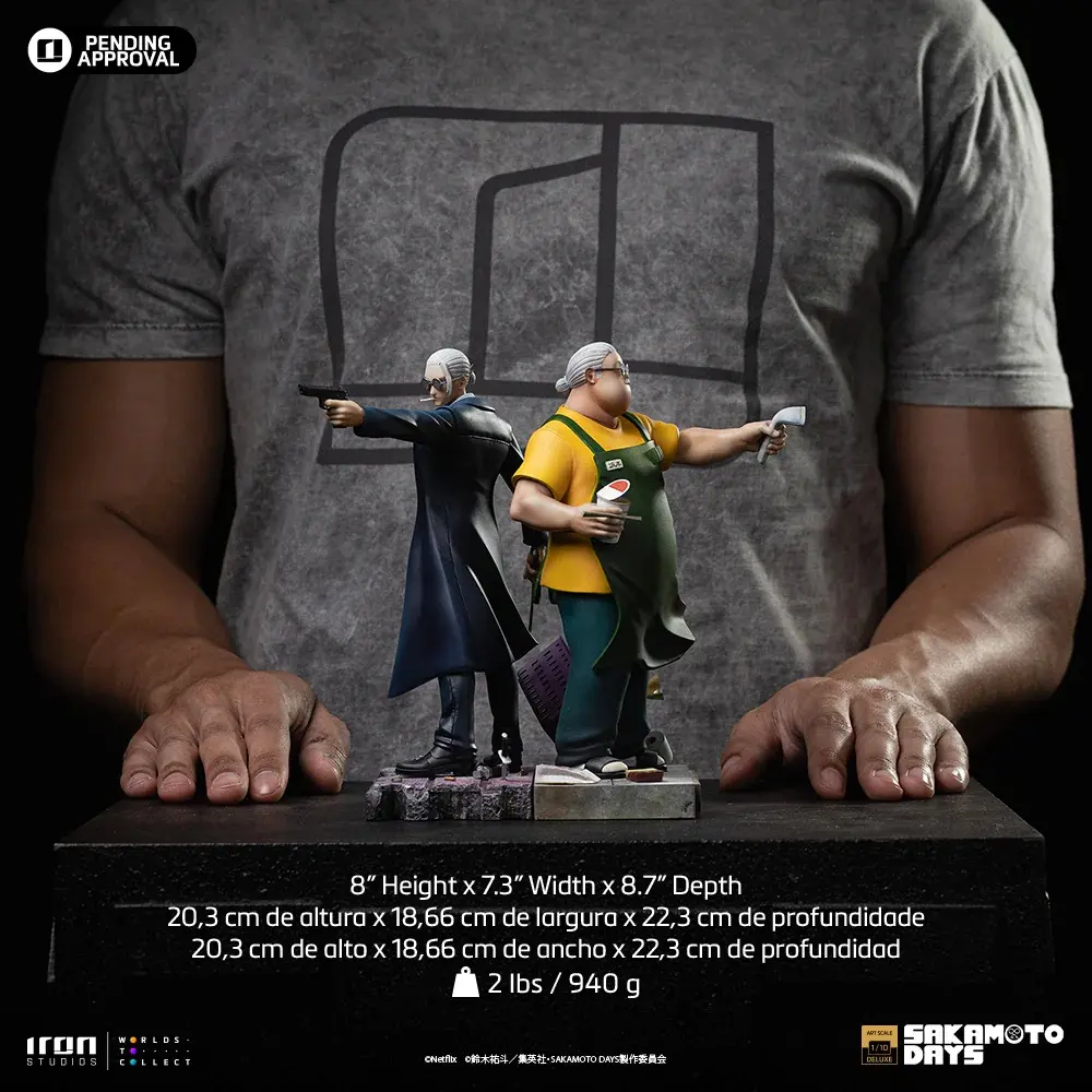 Iron Studio - Sakamoto Days 1/10 Taro Sakamoto Statue NETFX129725-10 NETFX127525-10 (Licensed) Statue(GK)