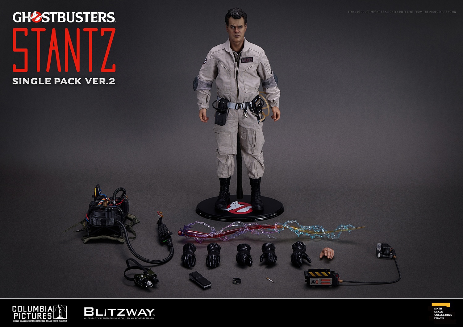 Ghostbusters Spengler Stantz Venkman Zeddemore 1/6 Scale Action Figure (Licensed)-BLITZWAY