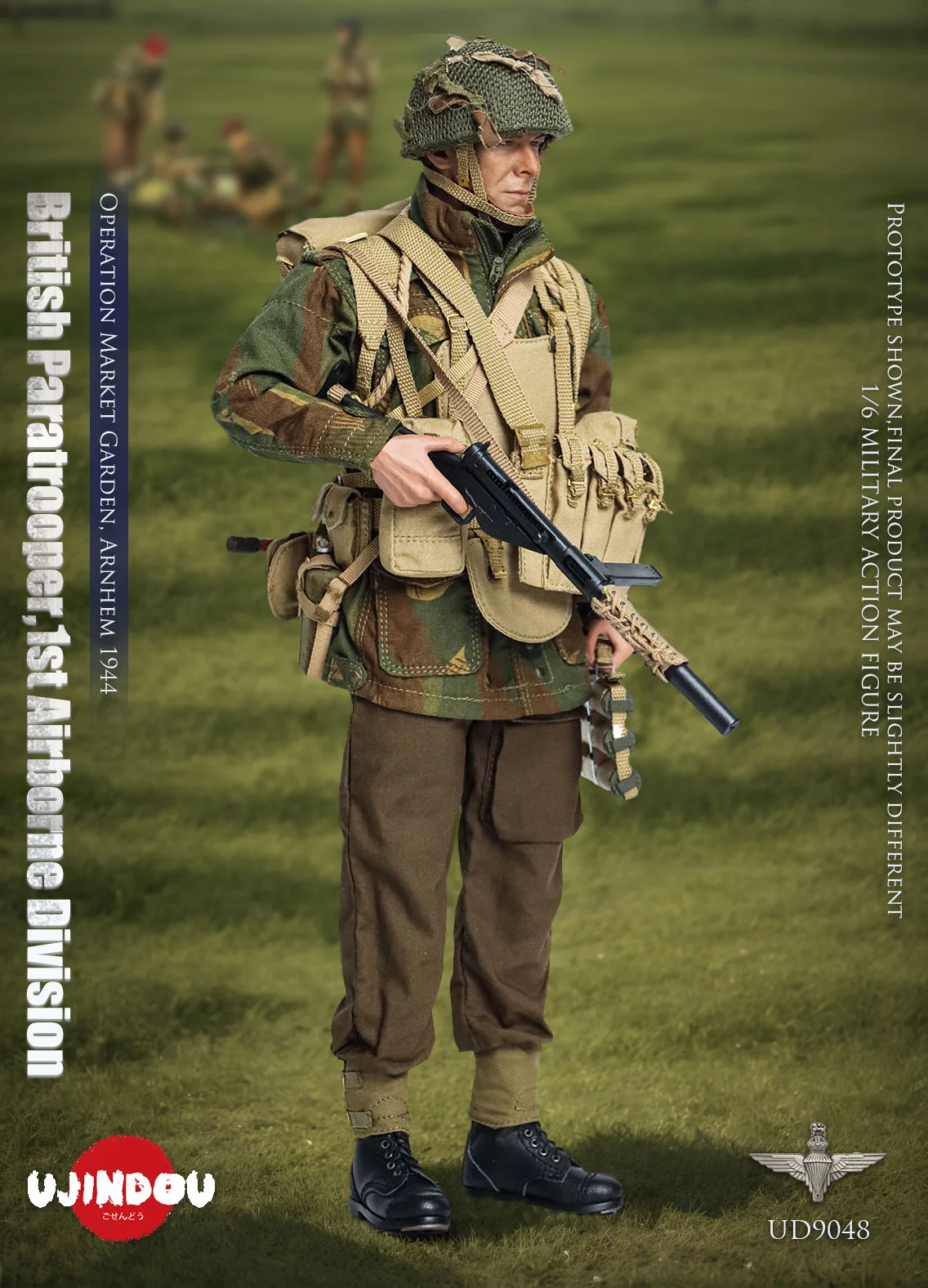 British Paratrooper 1st Airborne Division Operation Market Garden Arnhem 1/6 Action Figure Statue(GK)-UJINDOU-KWII-GK