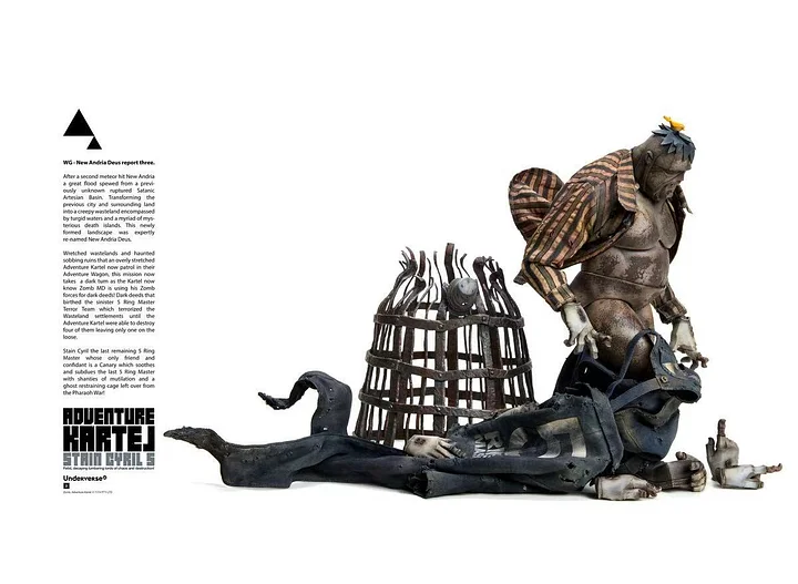 UNDERVERSE - Adventure Kartel 5 Ring Master – Stain Cyril 1/6 Action Figure (Licensed) 