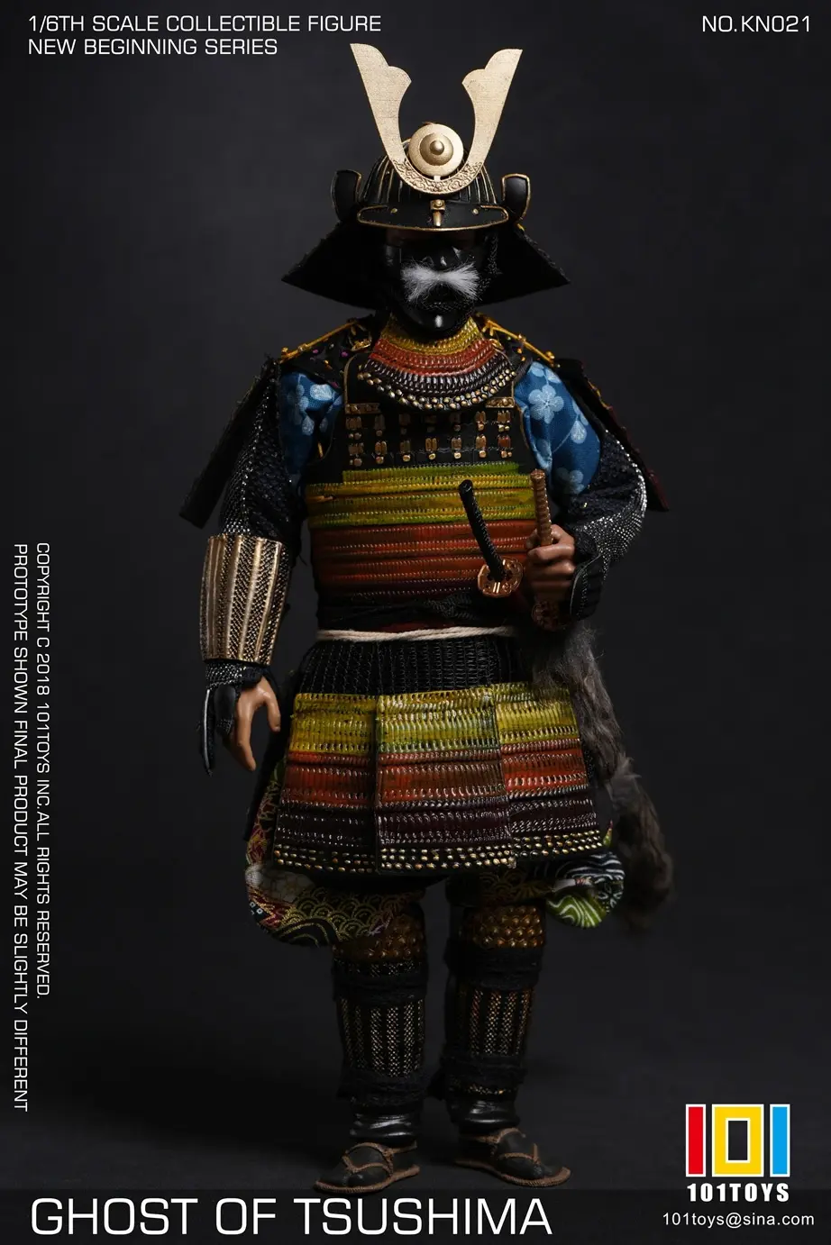 101toys - 1/6 NO KN023 NEW BEGINNER SERIES GHOST OF TSUSHIMA SAMURAI TRIO SET (Licensed) Statue(GK)