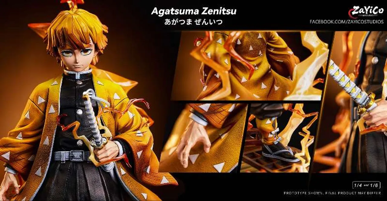 ZaYiCo Studio 1/6 & 1/4 Demon Slayer Agatsuma Zenitsu Statue