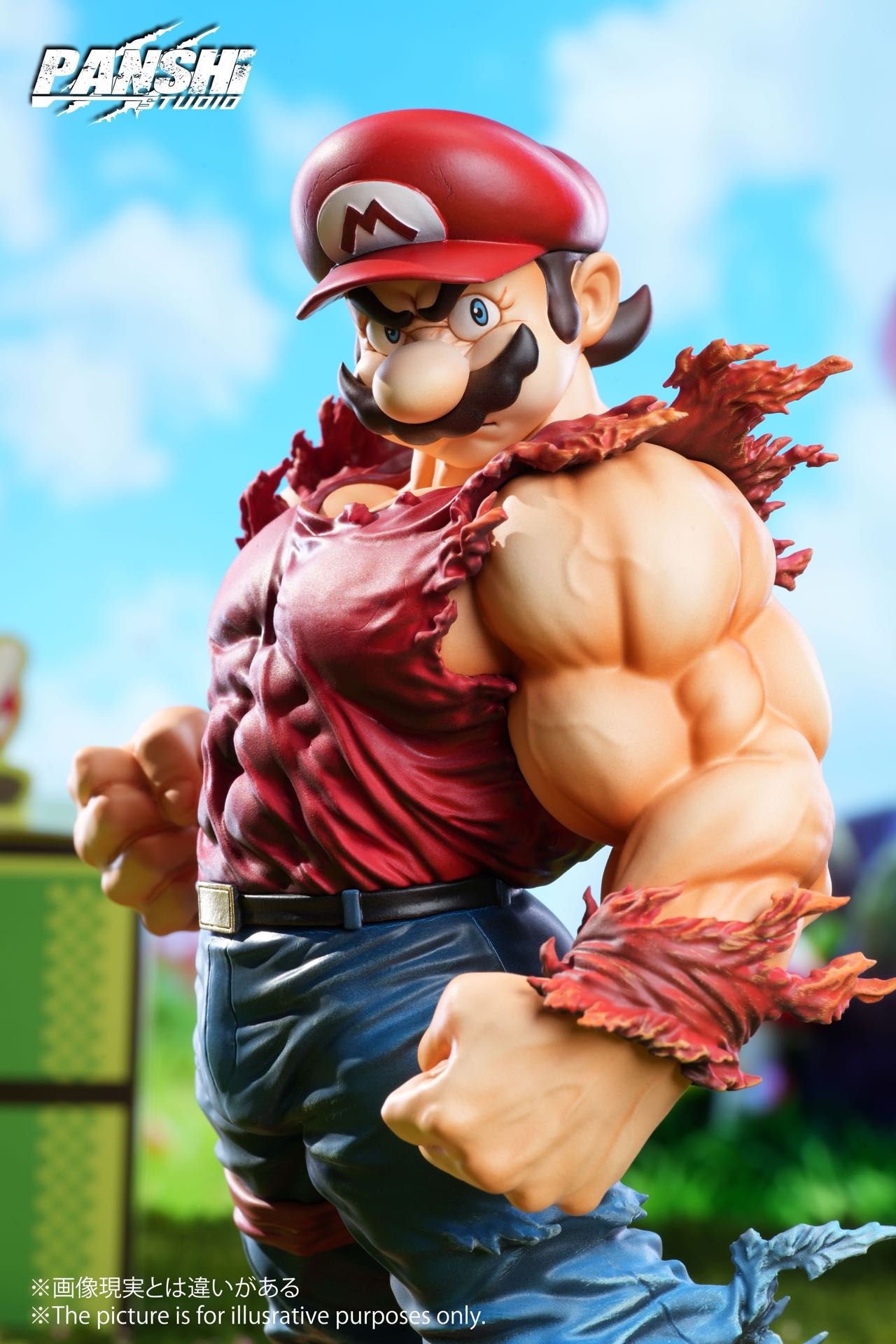 PANSHI Studio - Super Mario Bro. - Muscle Mario and Luigi Statue(GK)