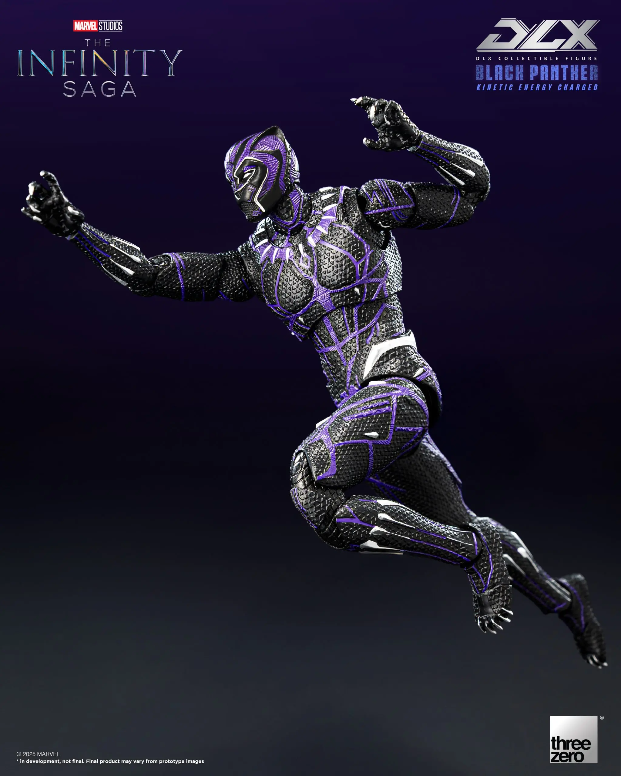 Threezero - Marvel Studios: The Infinity Saga DLX Black Panther (Kinetic Energy Charged) 3Z08210C0 (Licensed)Statue(GK)(Adult 18+) 