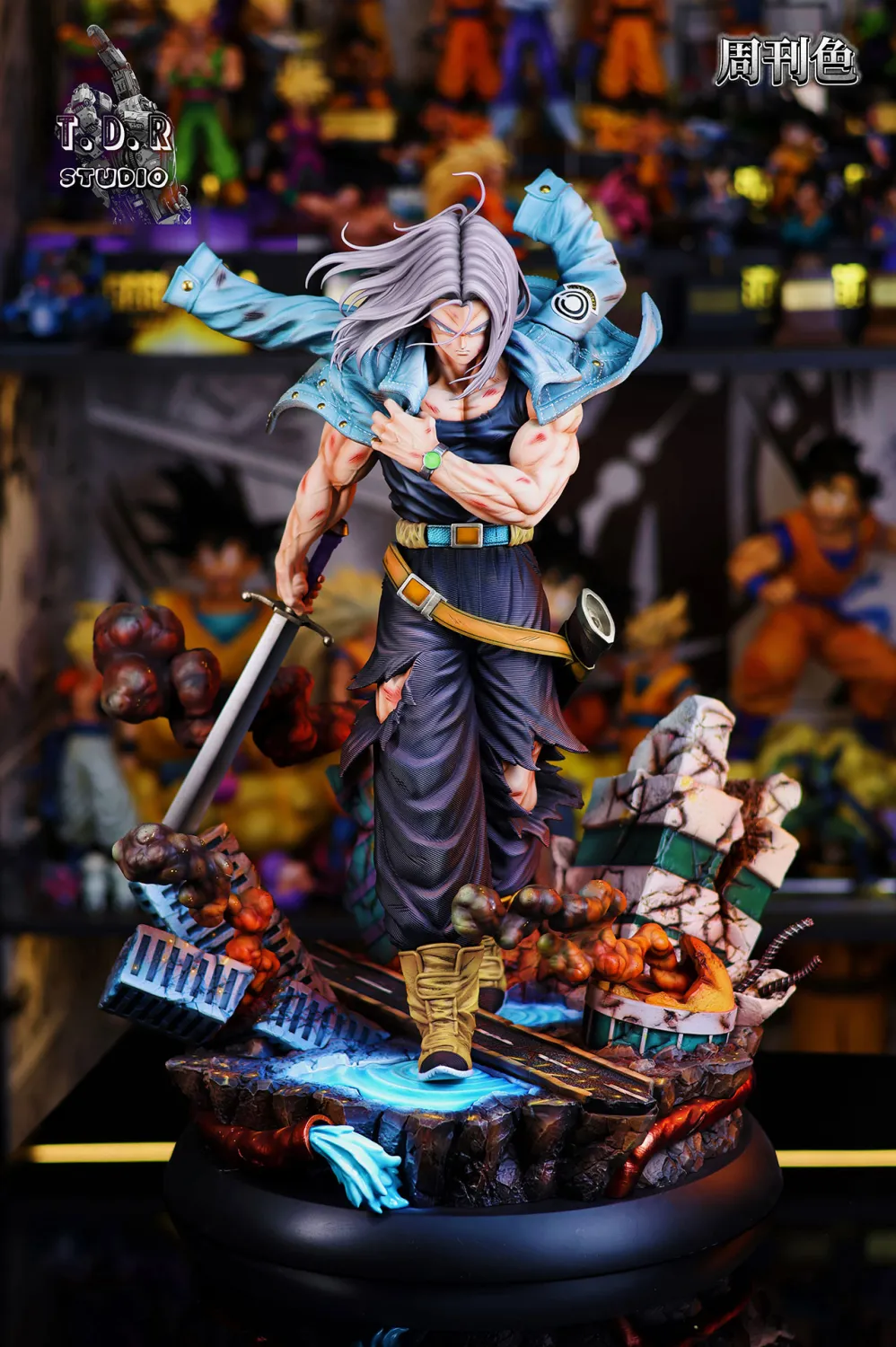 Dragon Ball Battle Series #1 Future Boy Trunks Statue(GK) -T.D.R Studio