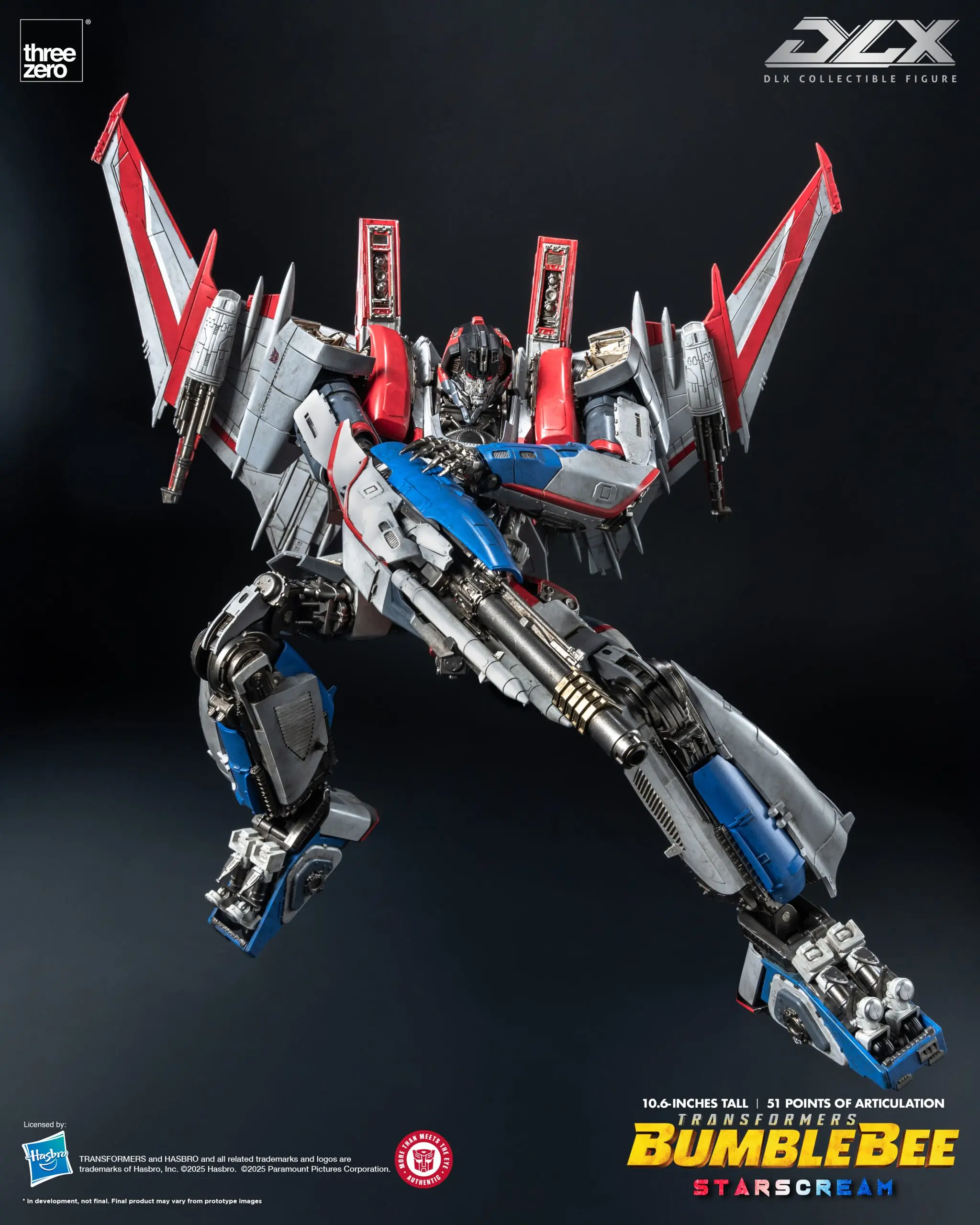 Threezero - Transformers: Bumblebee DLX Starscream 3Z09430W0 (Licensed) Statue