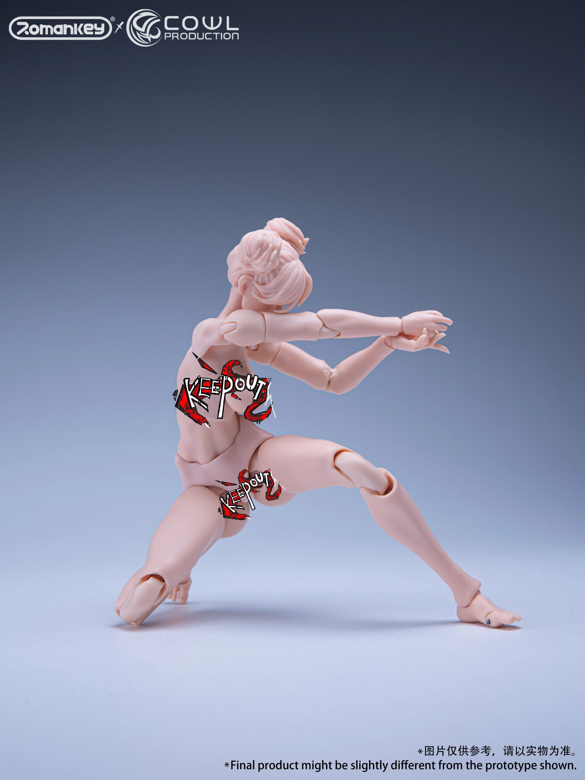 1/12 Scale Highly Articulated Female Body Reissue (Licensed) Statue (GK) -Romankey Studio