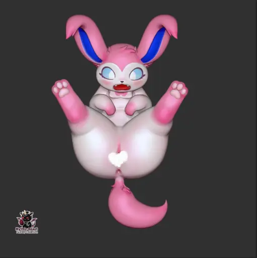 Mythic Beast Fantasy Collection Studio - Sylveon Masturbation Cup Pokemon Statue