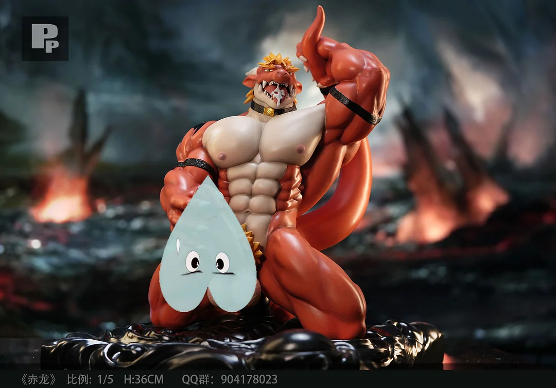 Original Red Dragon 1/5 Statue GK (Adult 18+) PP Studio, Pre-sale