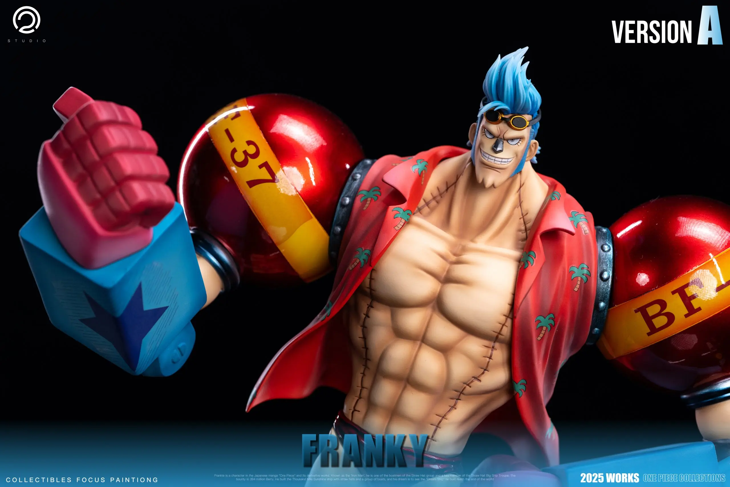 C2 Studio - One Piece Straw Hat Pirates Two Years Later #9 Franky Statue(GK)
