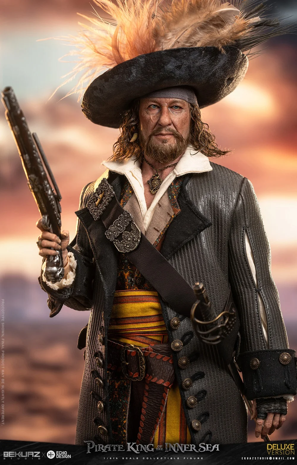 1/6 Pirate king of the inner sea EKS012R & EKS012D Action Figure-EKUAZ STUDIO x ECHO DESIGN