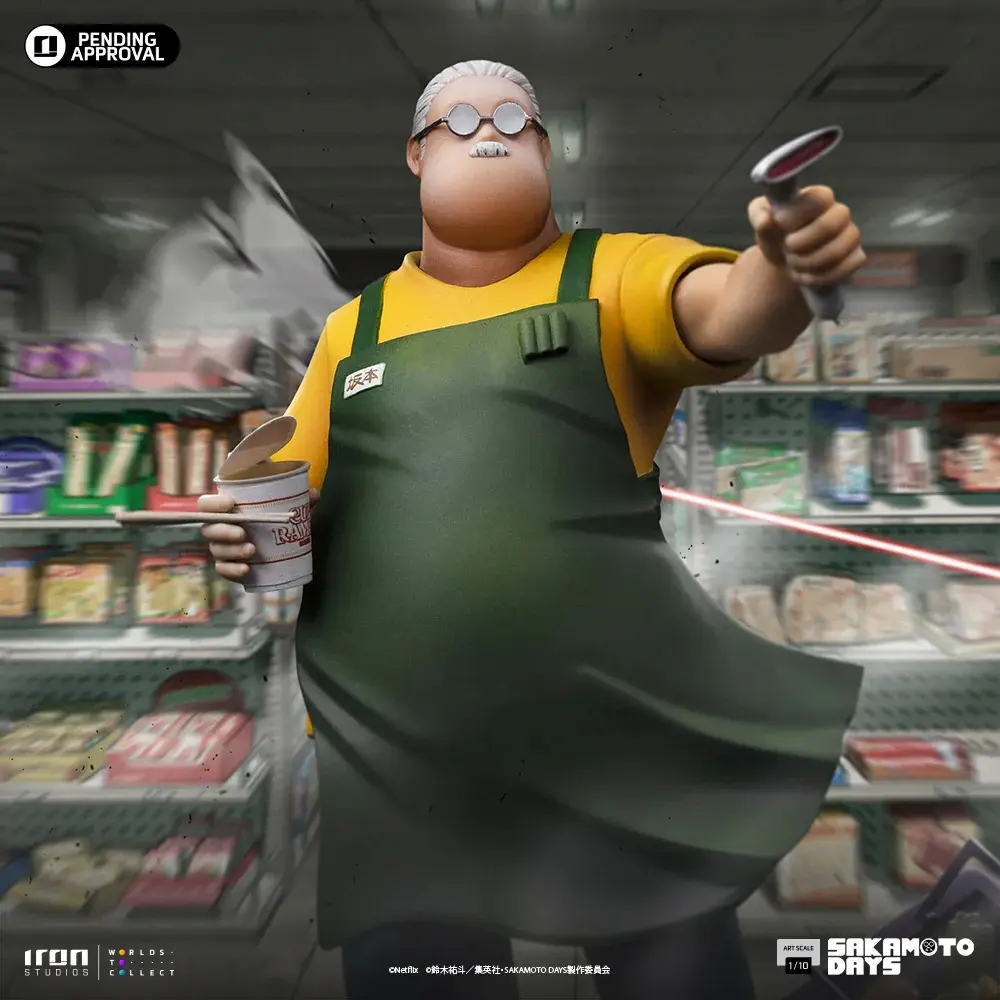 Iron Studio - Sakamoto Days 1/10 Taro Sakamoto Statue NETFX129725-10 NETFX127525-10 (Licensed) Statue(GK)